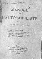 Le manuel de l'automobiliste 1919
